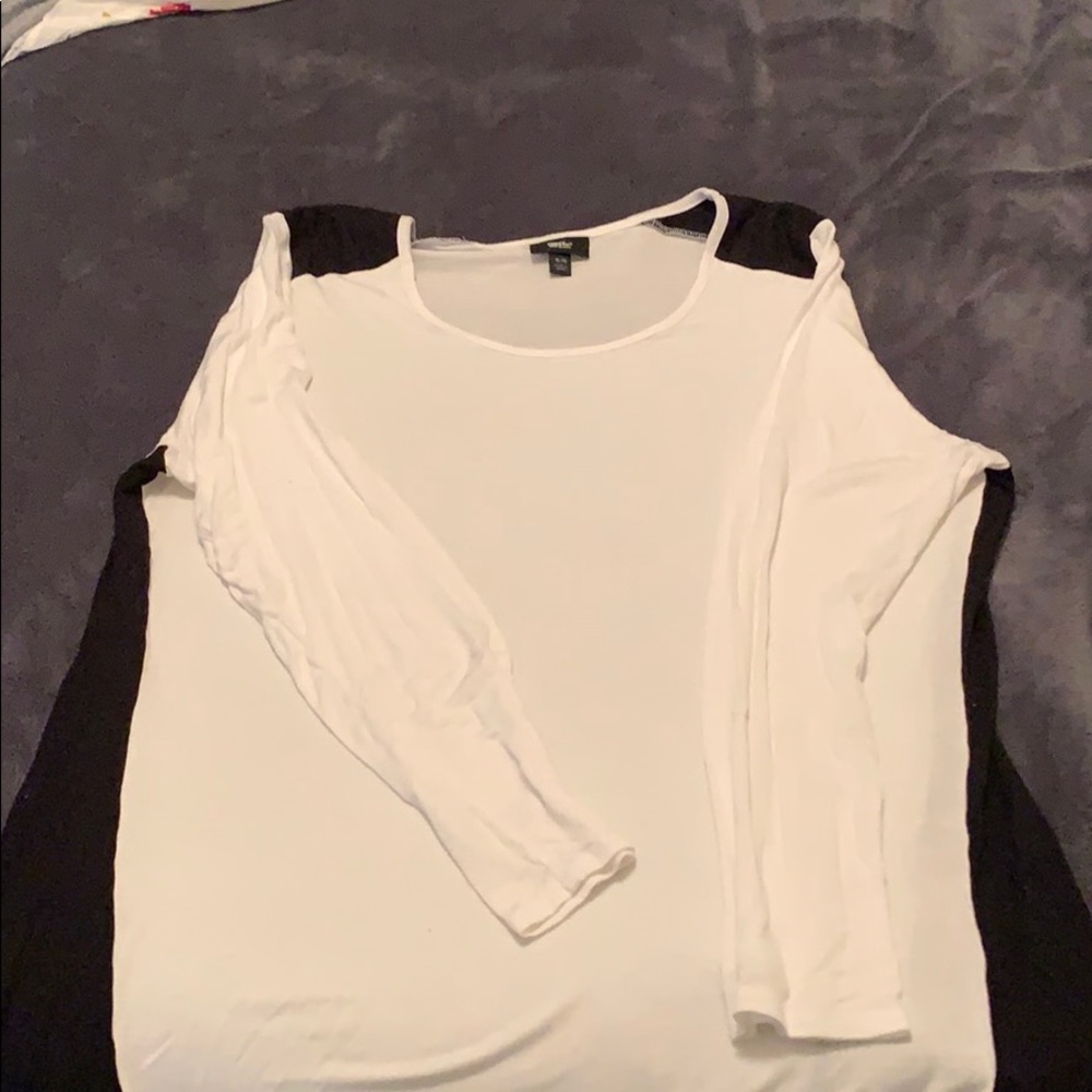Black and white tunic